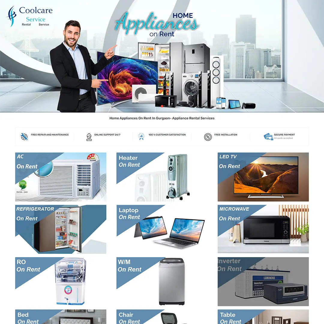 Home Appliances On Rent In Gurgaon