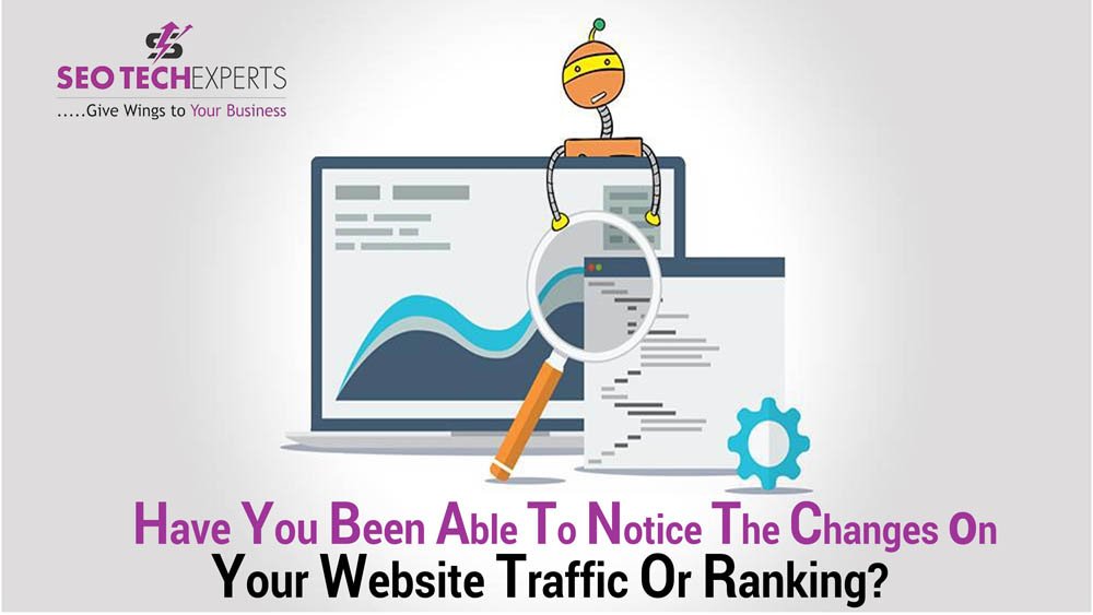 change on your website traffic or ranking