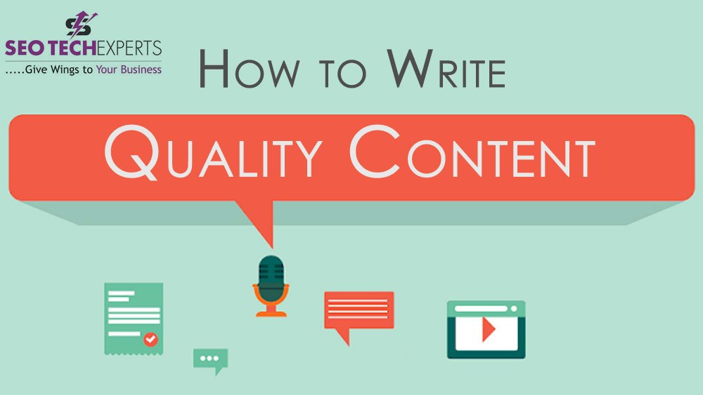 write quality content