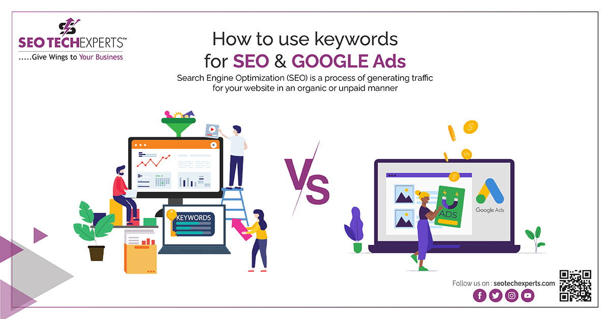 How To Use Keywords For SEO And GOOGLE Ads In 2021