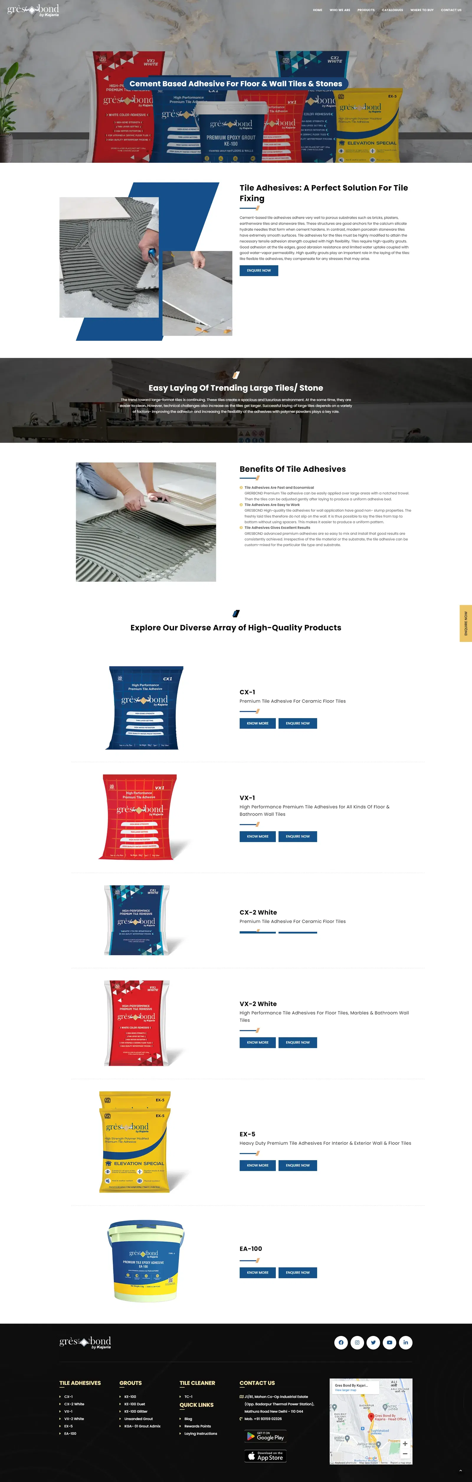 gresbondbykajaria-tile-adhesives gresbondbykajaria-tile-adhesives